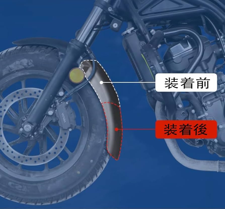 【美品】レブル250 フロントフェンダー　ステー 純正 ブラケット リフレクター 51r4KehA01L._UF894,1000_QL80_.jpg