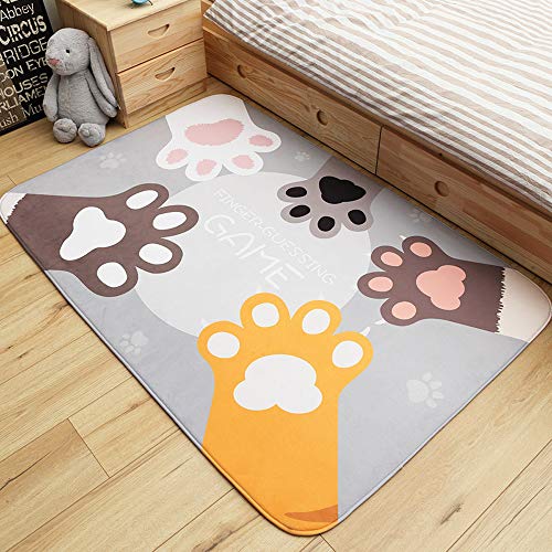 Tapis moderne shaggy doux non glissant pour sécuriser la chambre des enfants