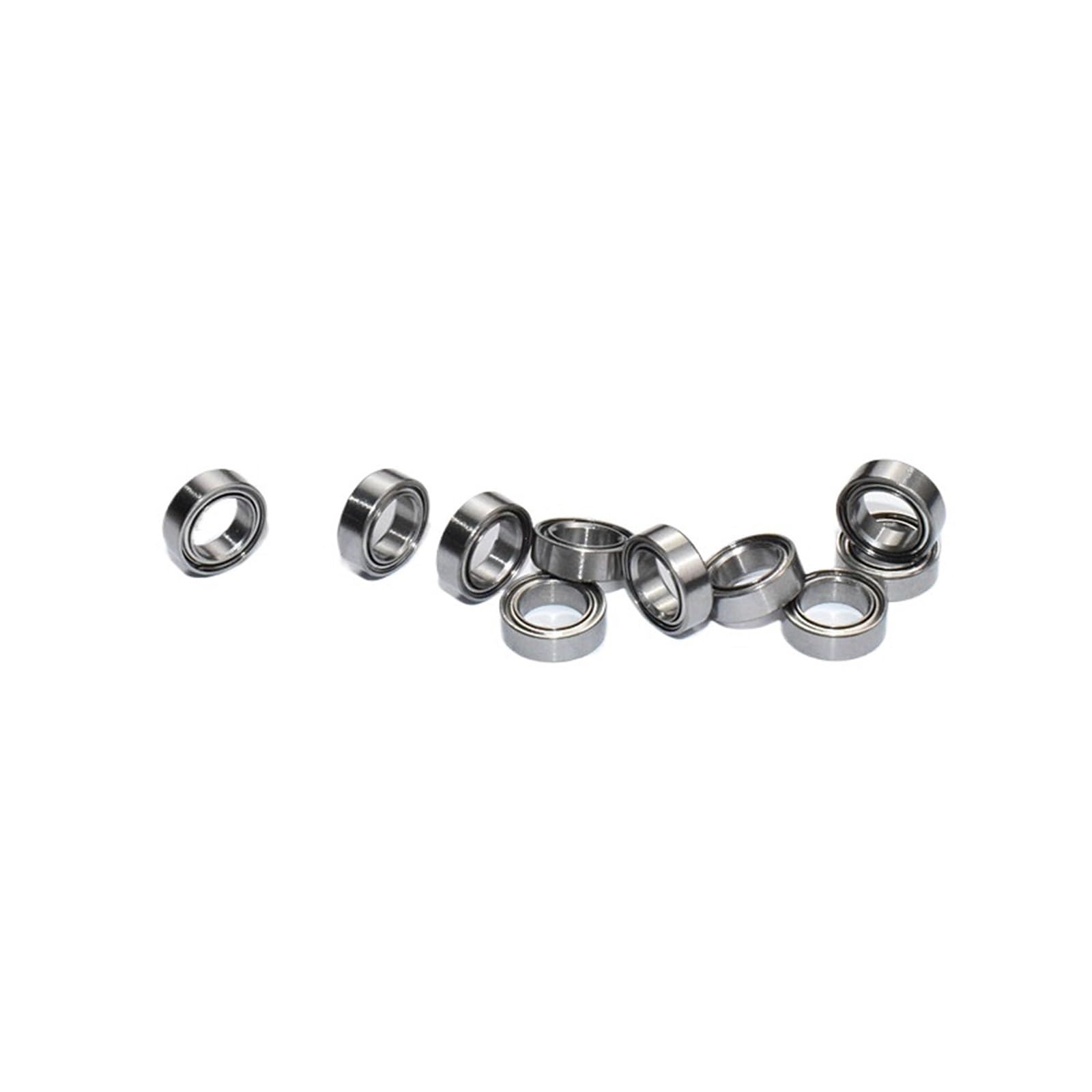 10 Uds MR85ZZ 5 * 8 * 2,5 (mm) 10 Uds rodamientos de acero cromado en miniatura sellados de metal