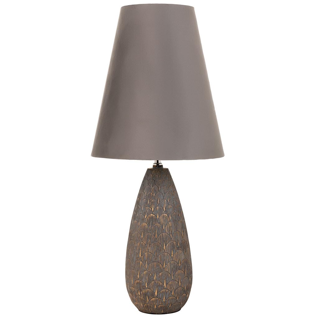 WANDERLUST DECO Lámpara de Mesa de poliresina Dorada