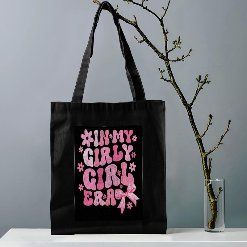 Image of Large Printed Tote Bag for Women | 15kg Canvas Carry Bag with Zipper | Fashionable Daily Use Bag