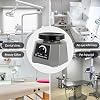 Lab Vibrator 4 Oscillator Round Shaker Plaster Vibrator Plate Dental Equipment Machine for Mixing 110V 100W
