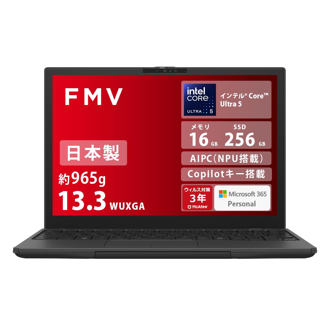 Amazon.co.jp: FMV ノートパソコン 2in1 日本製 3年保証 Note U WU8-K3