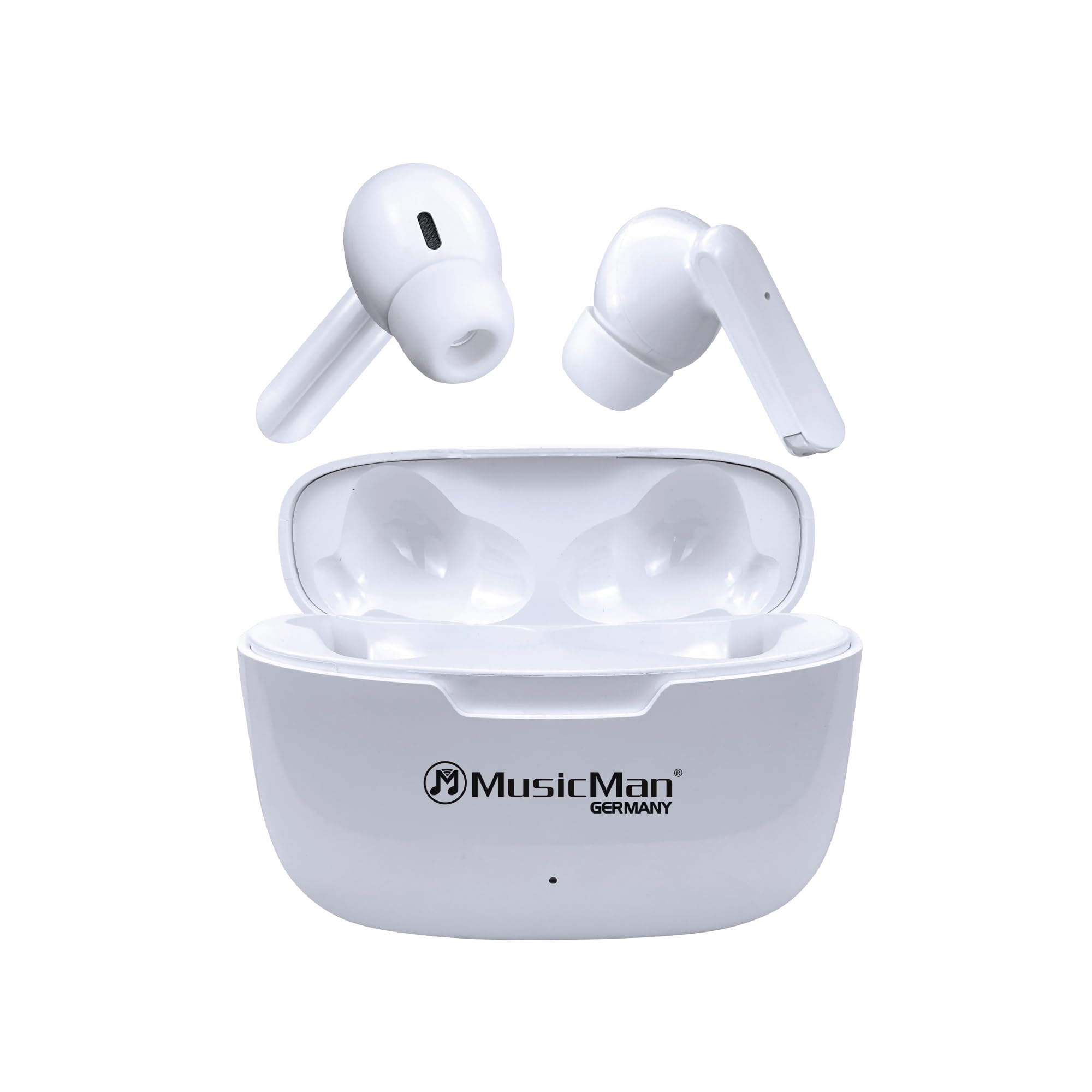 MusicMan Portable Speaker Mini Soundstation - MP3 Player, USB, MicroSD Card Support, 5 Hour Battery - Ideal for Travel ⟮Black⟯