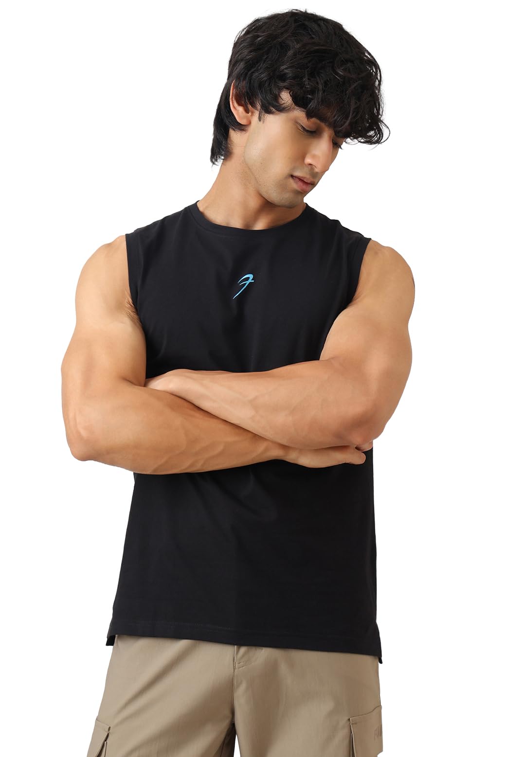 FUAARK Mens Strong Muscle Regular Fit Cotton Tank-image-27