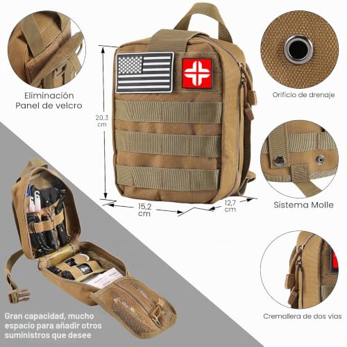 Kit de supervivencia de 142 piezas contra imprevistos en montaña 6