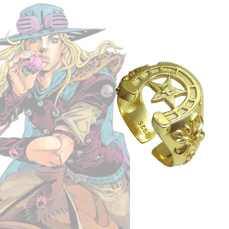 Amazon.co.jp: ZYNE ジョジョの奇妙な冒険 ジャイロ・ツェペリ 指轮