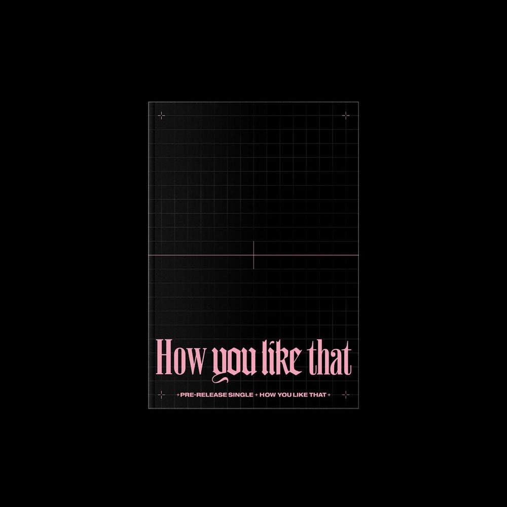 Blackpink Pre-Released Single How you Like That Incl Pre-order Poster and One Random Mobile Grip Holder Pre-order Poster Folded