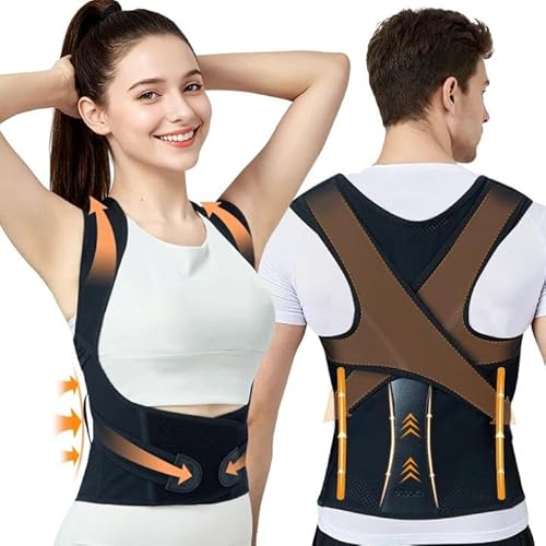babaka Back Brace Posture Corrector for Women and Men, Adjustable