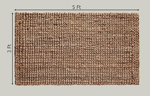 Tapete de Área en Yute Natural Croft&Cane 3x5 ft miniatura 3