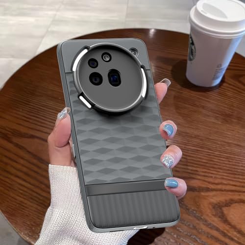 Image of Amazon Basics Back Cover for Nothing Phone 3a Pro 5G | Full Camera Protection | TPU Soft Flexible Shockproof Bumper Case(Grey)