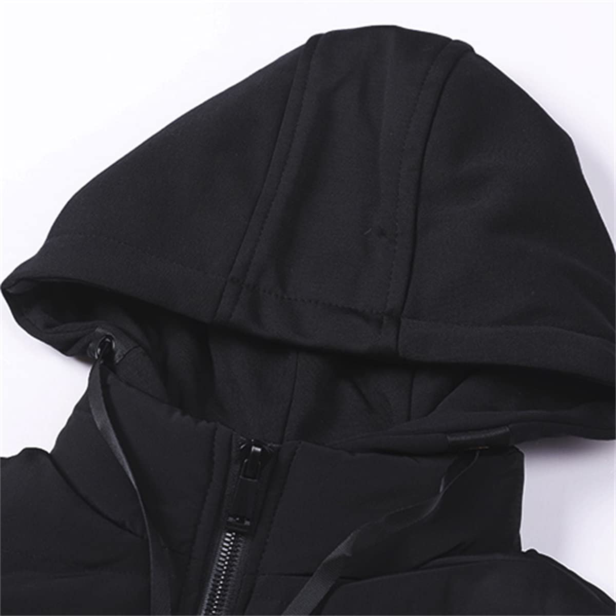 YOUTHUP Doudoune Homme sans Manches Hiver Gilet avec Capuche Amovible | Matelassé, Léger, Chaud, Coupe-Vent, Coupe Régulière, 2 Poches, Fermeture Éclair, pour Loisirs Et Plein Air