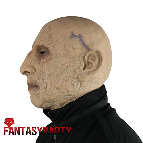 Fantasyparty FP2018031507 Halloween Novelty Mask Costume Party Latex Human Head Mask Old Man Mask Realistic Mask thumb #2