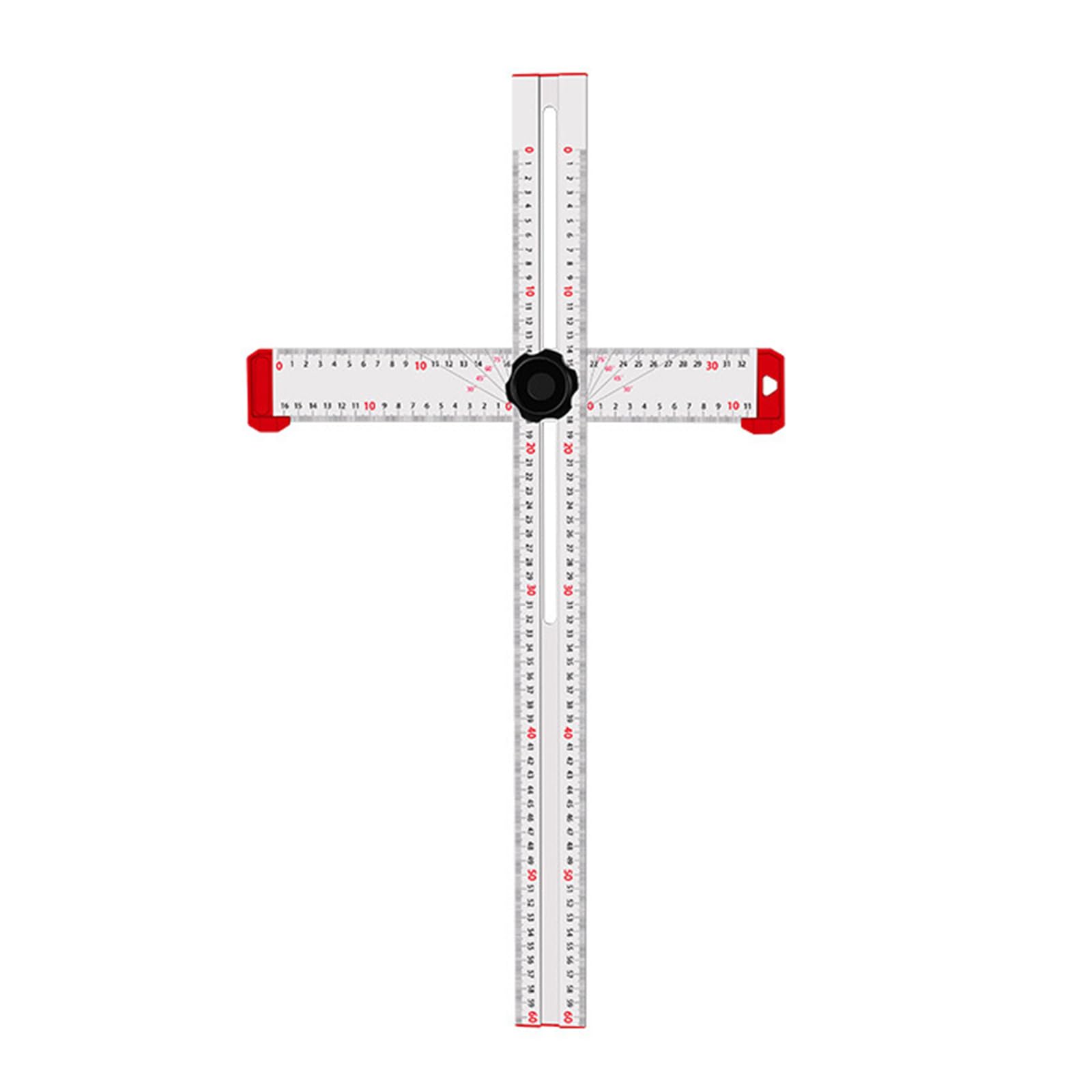 Tsophreniq Drilling Positioning Ruler Woodworking Scriber Drawing Marking Tool Installation