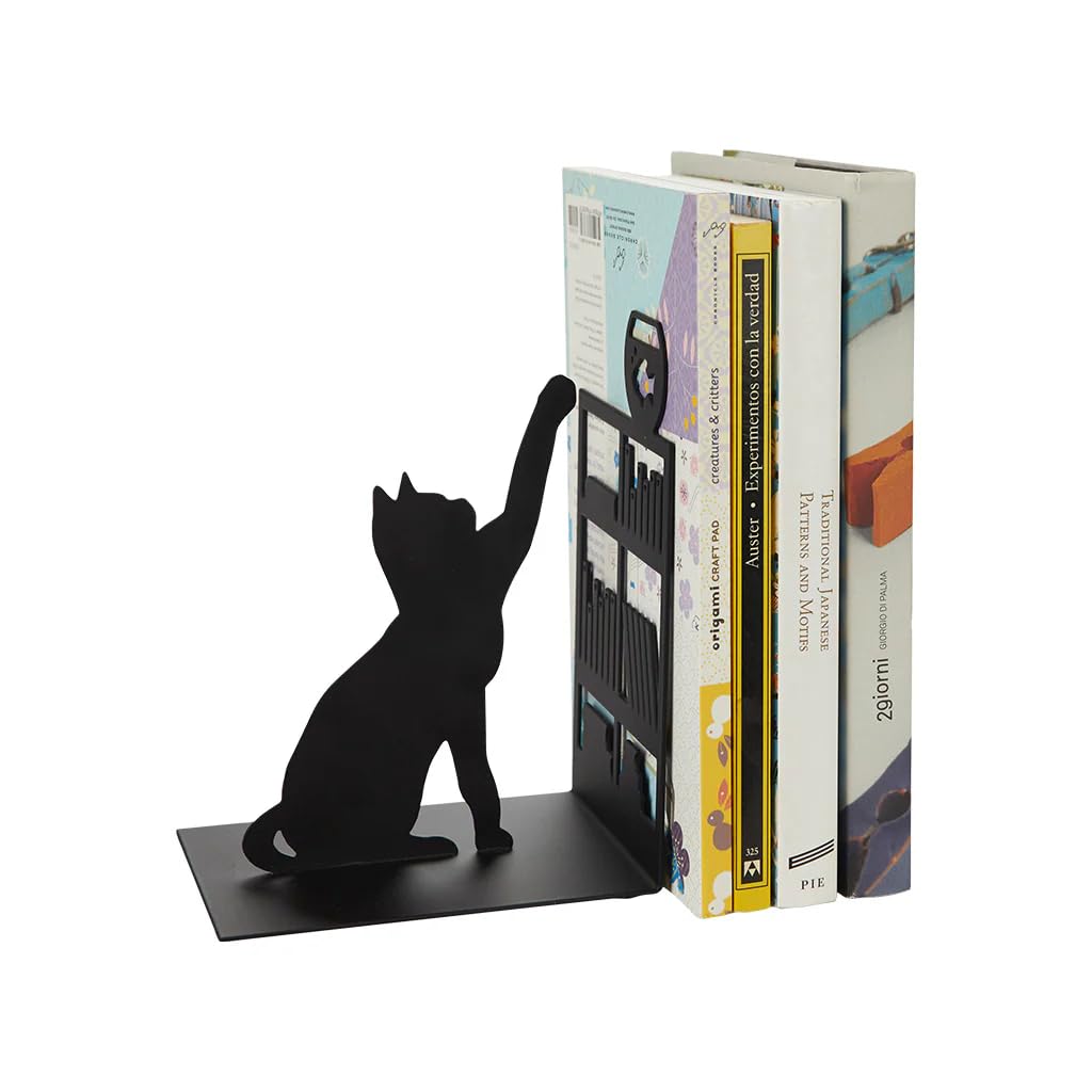 ねこのブックエンド Amazon.co.jp: 釣り猫ブックエンド。 : 文房具・オフィス用品