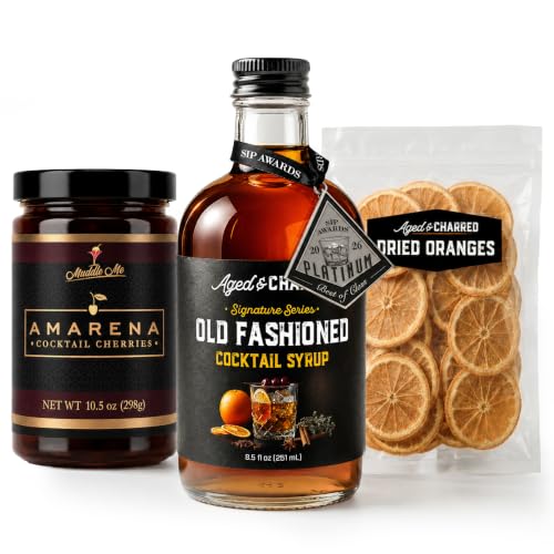 Aged and Charred Old Fashioned Bundle Kit Mix - Bourbon Gifts for Men