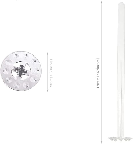 Miniatura 10 de Swizzle Lemon Muddler para cócteles y bebidas de té helado (paquete de 25) (transparente, 4.331 in pequeño)