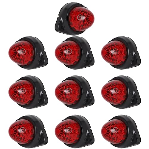 Feux de position LED remorque 12V feux de poulet rouges pour camion Freightliner