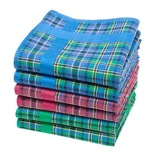 Merrysquare - Taschentücher aus Schottengewebe - Glencoe - 40cm - 6 Stück - 100% Baumwolle Cover