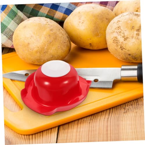 Protectores de manos para mandolina Healifty rojo miniatura 3