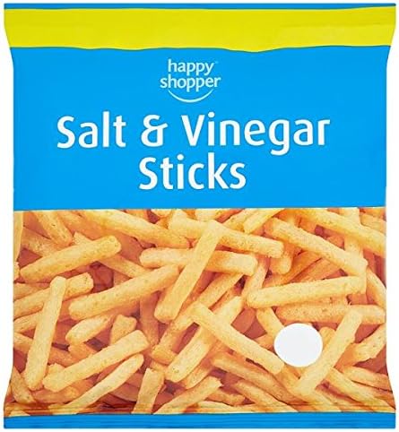 Happy Shopper Salt & Vinegar Sticks 75g (Pack of 14 x 75g)