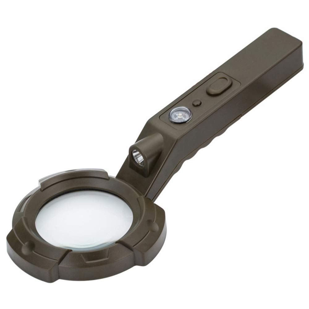 Loupe LED de poche pour éviter de se perdre et lire la nuit en forêt