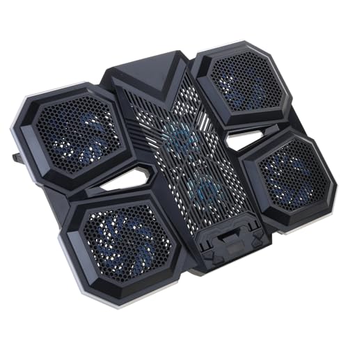 Base para laptop ajustable con ventilador y puerto USB miniatura 1