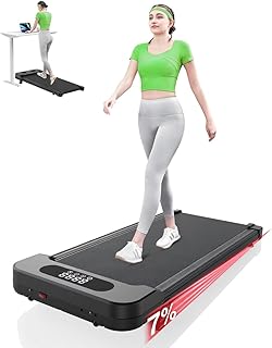 Cinta de Correr y Andar 3 en 1 con Inclinación 7% – Caminadora Eléctrica Silenciosa, 8 km/h, Motor 2,5 CV, Sistema de Amor…