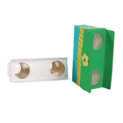 Colorations® Decora tus propios binoculares, juego de 10, manualidades para niños, cada uno se puede personalizar, manualidades para niños, listo