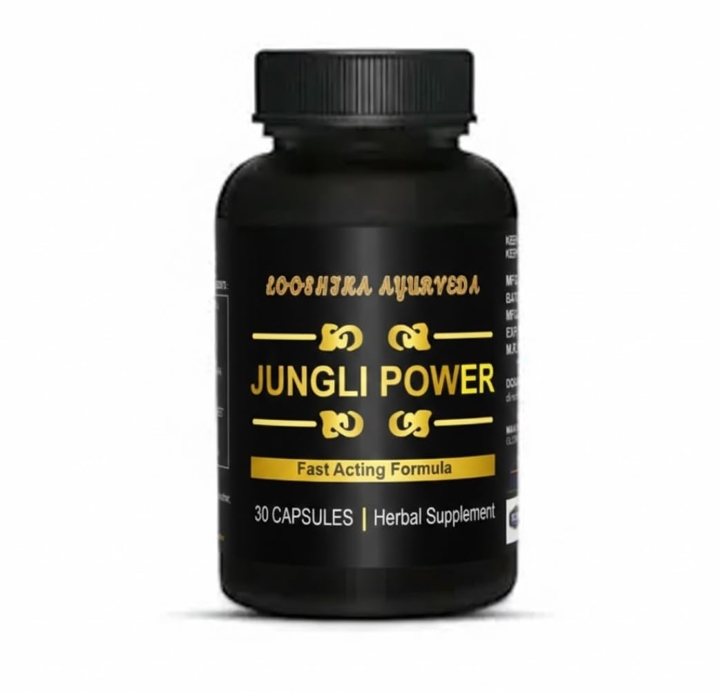 Jungli Power Silajit Ashwagandha Tongkat Tali Swarna Bhasma Tablets Long Lng Pens Capsule 30 Capsule, 1 count-image-36