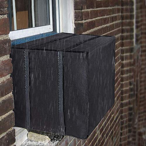 LBG Products Premium Outdoor Winter AC Window Unit Black Cover,Heavy Duty Air Conditioner