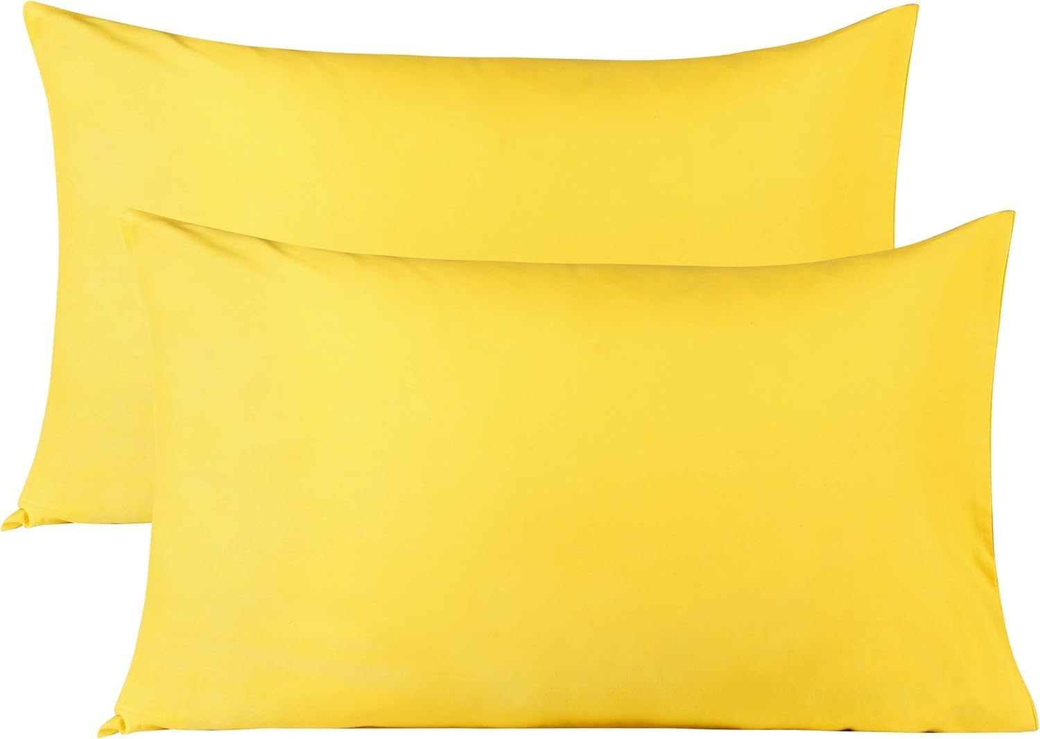 600 TC Super Soft 100% Egyptian Cotton Pillow Covers 18 x 32 Inches - Egyptian Cotton Set of 2 Pillow Cover Set Envelope Closure Pillowcase - Navy Blue