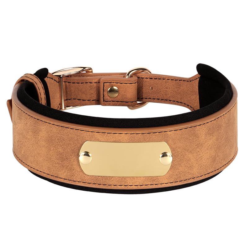 Collier en nylon noir pour chien de 45 cm avec boucle en métal résistant