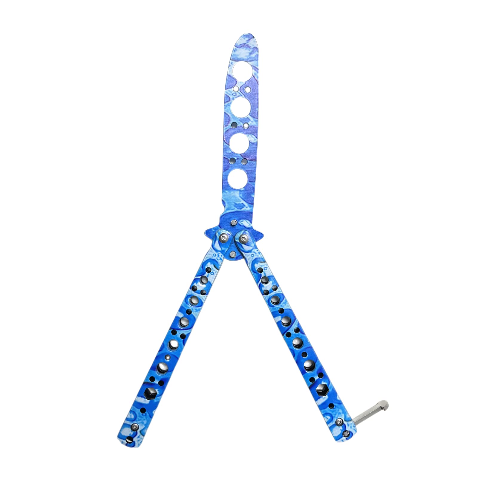 Cuchillo de entrenamiento de mariposas sin afilar para principiantes