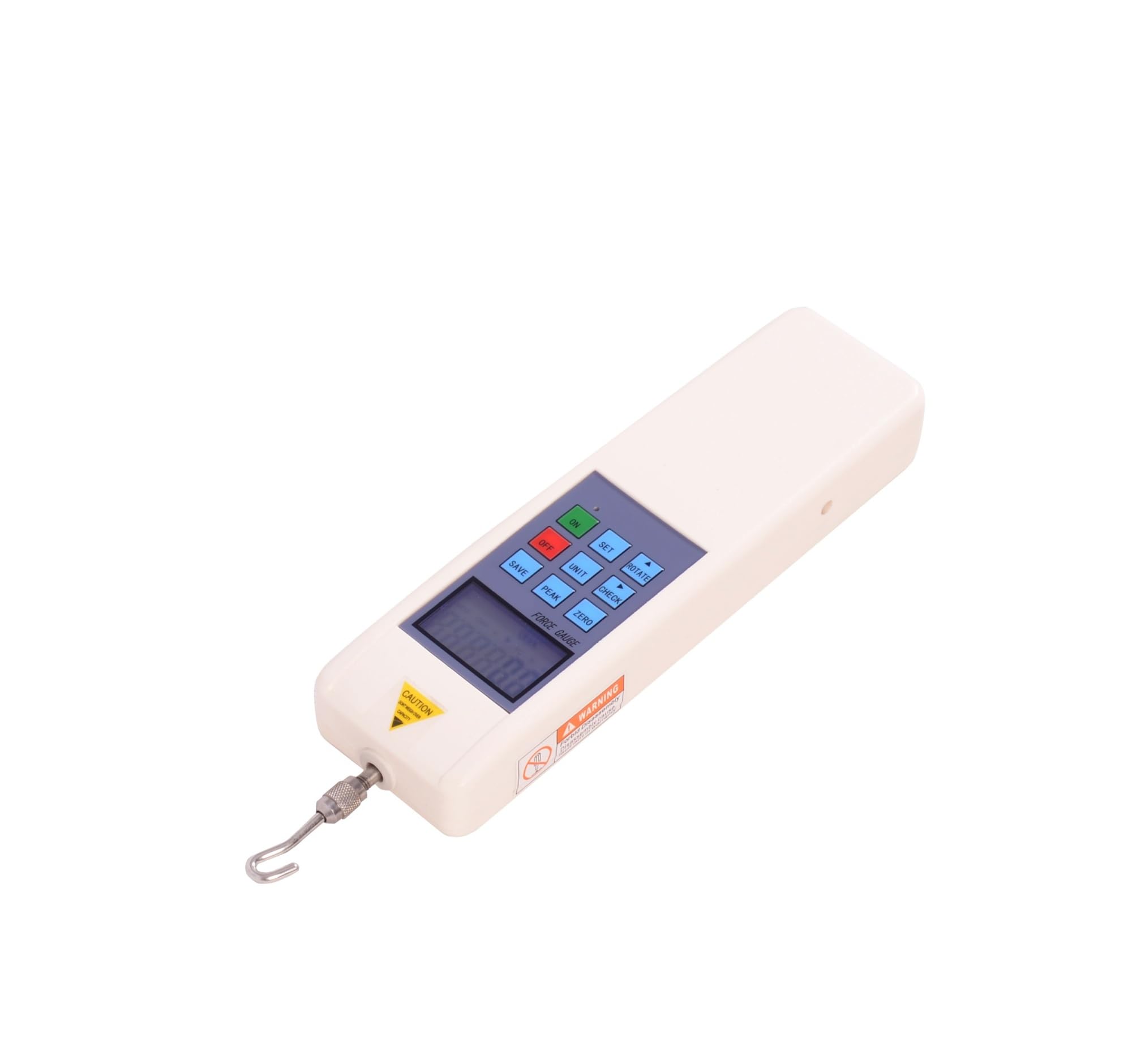 Dinamómetro portátil HF-500, medidor digital de empuje y tracción con pantalla LCD for pruebas tensión compresión en laboratorio Alta precisión, bajo error(1000N)