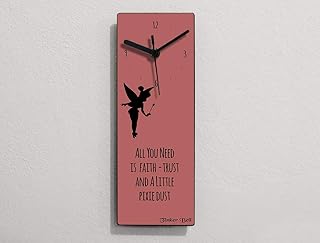 Tinker Bell - All You Need is faith - trust and A Little pixie dust - Wall Clock