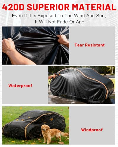Image of StarknightMT Heavy Duty UTV Cover 4-6 Seater Large Waterproof 420D Oxford