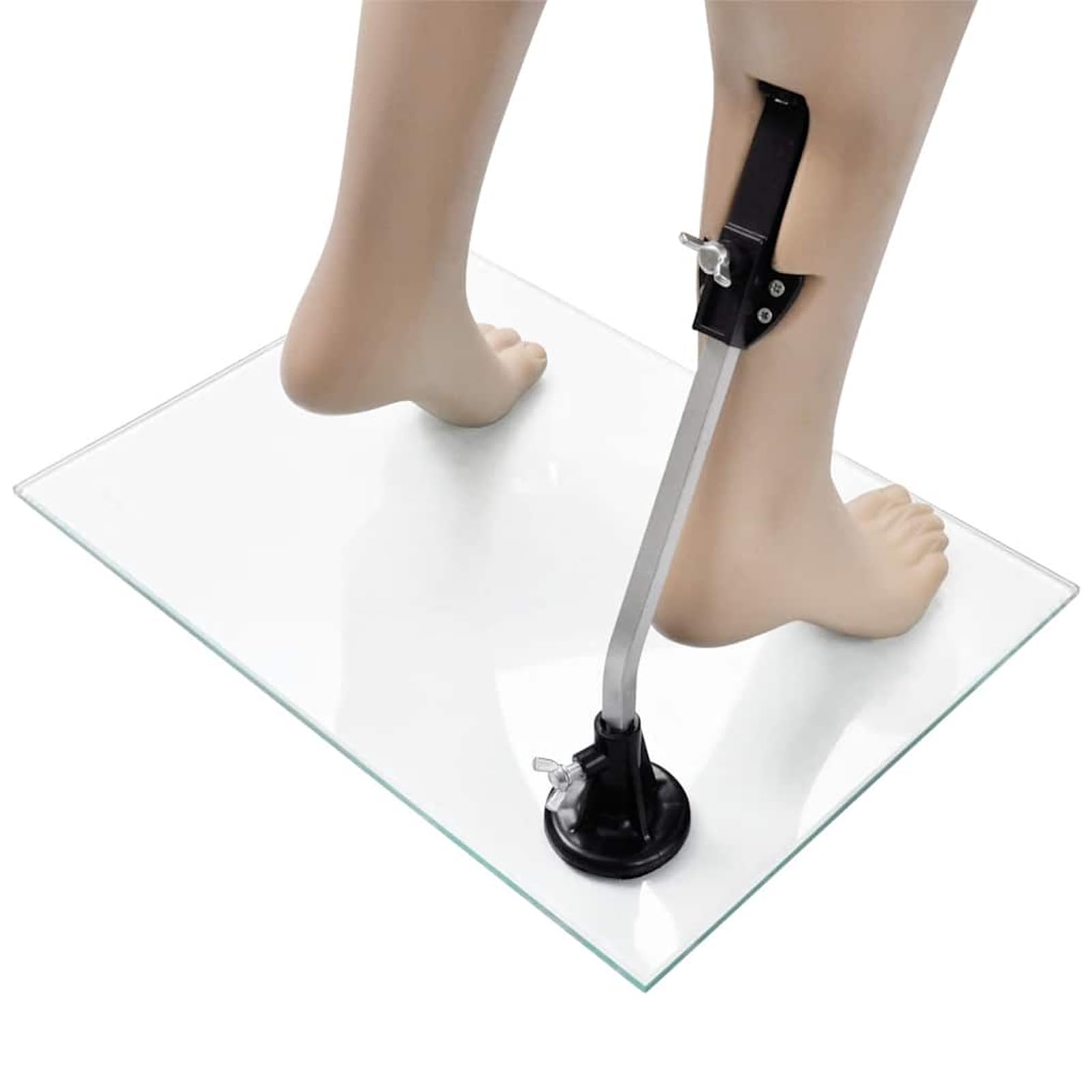 Modepuppe 175cm Beige, Konfektionsgröße 36-38, PE & Glas, Schaufenster & Fotografie
