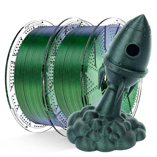 Filament chitu systems PLA Zielony Brokatowy/Mieniący (GREEN GLITTER)