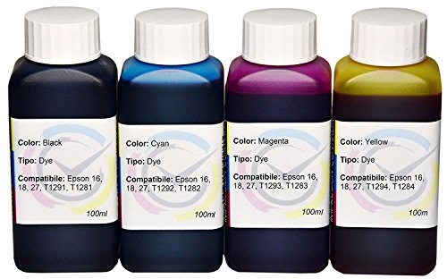 Tinta especifica para la Carga de Las impresoras Epson Workforce WF 7620 DTWF