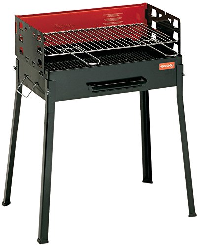 Ferraboli famiglia Grille Chariot charbon de bois noir  Barbecue, charbon de bois, Chariot (Grill, grille, noir, rectangulaire)