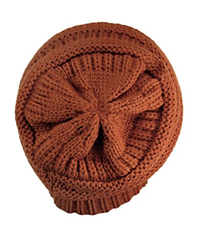 Image of Cambridge Select Thick Slouchy Knit Oversized Beanie Cap Hat