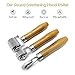 A ABIGAIL Car Sound Deadener 5PCS Insulation Tool with Wood Handle for Auto Noise Roller Sound Insulation Application