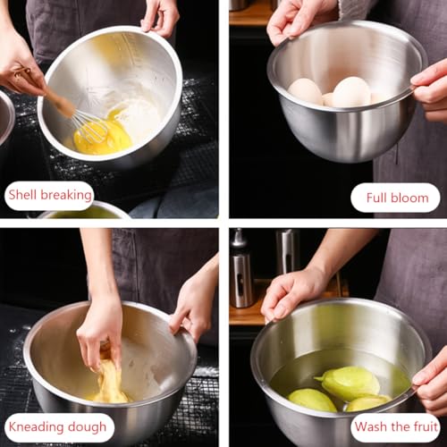Cabilock Bowl de Acero Inoxidable 24 cm para Cocina miniatura 2