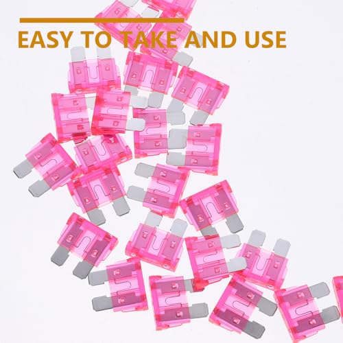 Kit de 25 fusibles automotrices mini de bajo perfil para auto, camión, bote y RV - PRETYZOOM XRW0555FH19CA56A miniatura 3