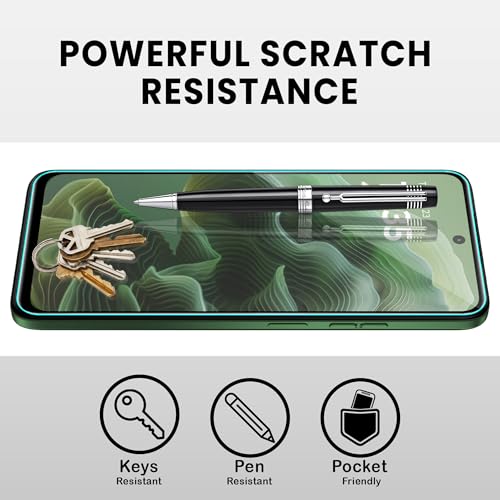 Image of FIRST MART Military-Grade Gorilla Tempered Glass For Motorola Moto G35 and Moto G75 5G (6.72 Inch) With Easy Installation Kit for Smartphone| Edge-To-Edge Protector Coverage | Black, Pack of 2