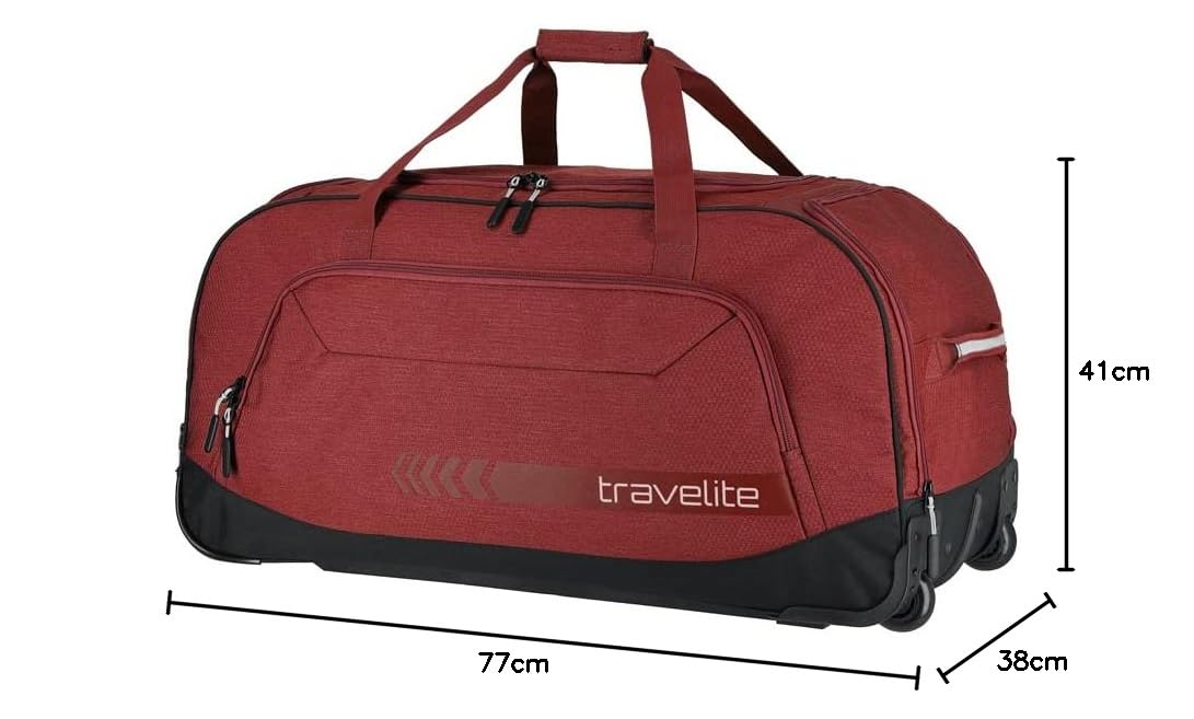 Travelite Kick Off Trolley Xl Torba, Czerwony/Czarny, 77 cm
