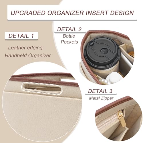 DOIAPUOS Felt Purse Organizer Insert
