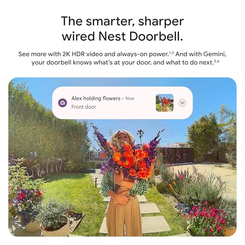 Smart Video Doorbell with Hardwired Connection
