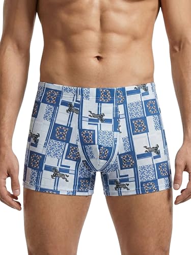 Image of CK INNERWEAR Printed Men's Briefs - Seamless Nylon Ice Silk Innerwear